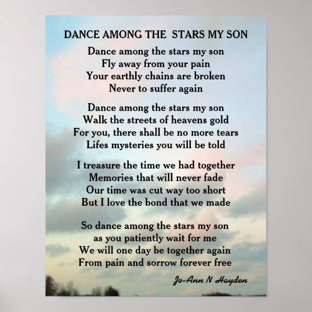 DANCE AMONG THE STARS MY SON POSTER (Front)