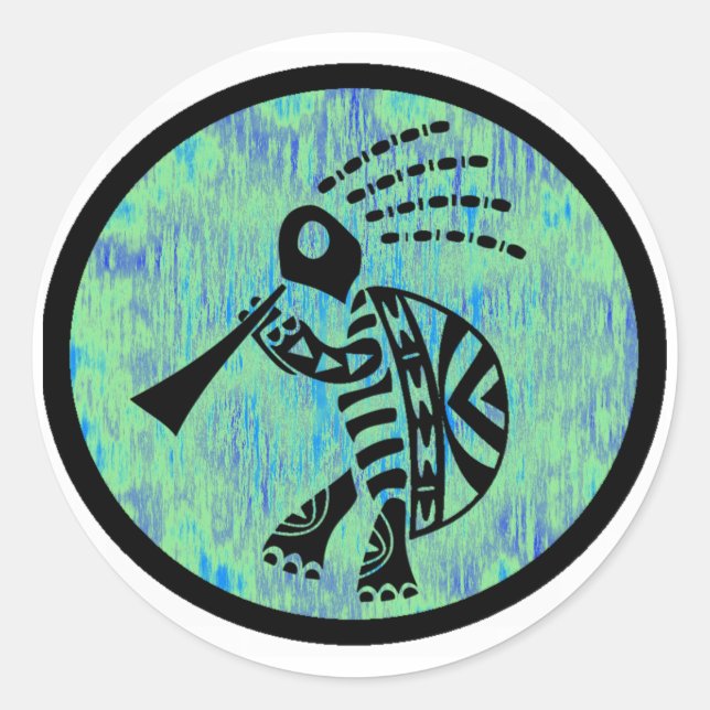 DANCE AND HARMONY CLASSIC ROUND STICKER (Front)