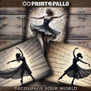 Dance and music will save the world - wrapping paper sheets