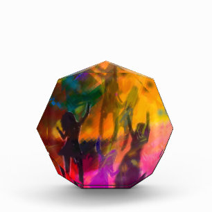 Dance and party acrylic award