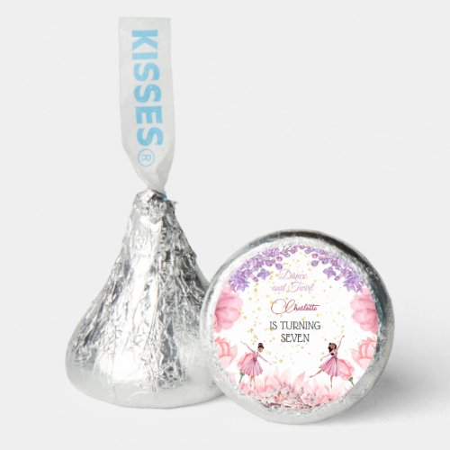 Dance and twirl ballerina birthday hersheys kisses