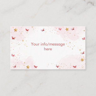 Dance and twirl cute ballerina ballet kid birthday enclosure card