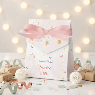 Dance and twirl cute ballerina ballet kid birthday favor boxes