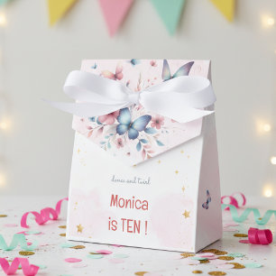 Dance and twirl cute ballerina ballet kid birthday favor boxes