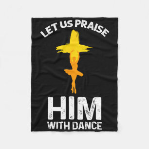 Dance Art For Girl Women Dance Lover Ballet Recita Fleece Blanket