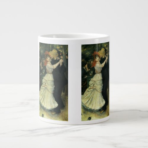 Dance at Bougival by Pierre Renoir Vintage Art Giant Coffee Mug