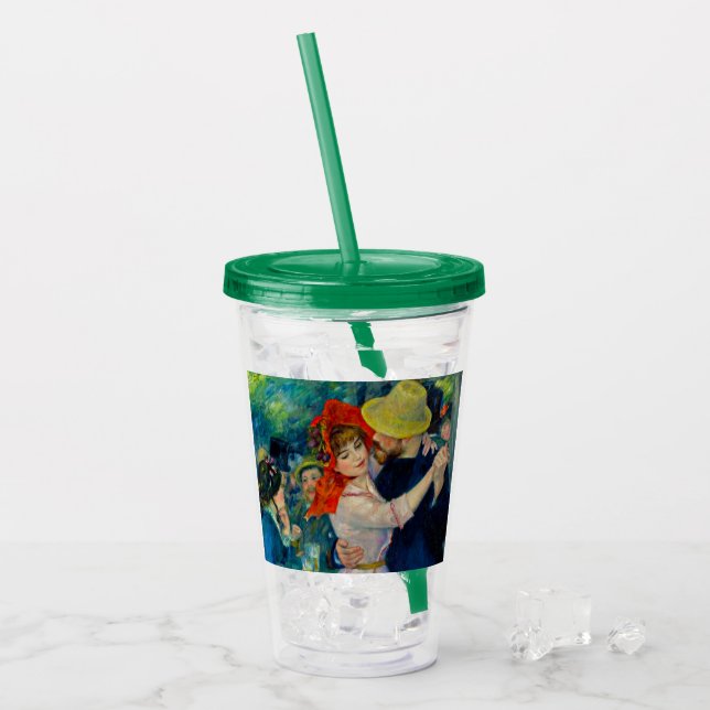 Dance at Bougival Pierre Renoir Acrylic Tumbler (Front Ice)