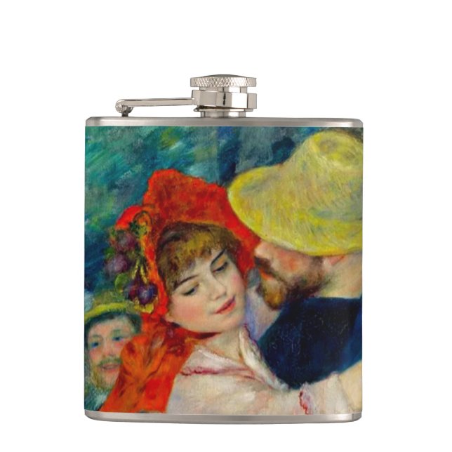 Dance at Bougival Pierre Renoir Flask (Front)