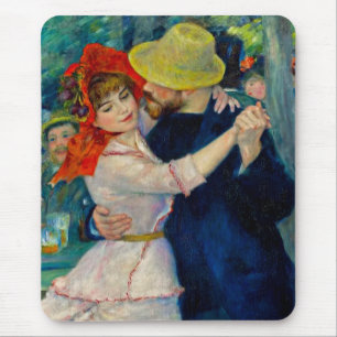 Dance at Bougival Pierre Renoir Mouse Pad