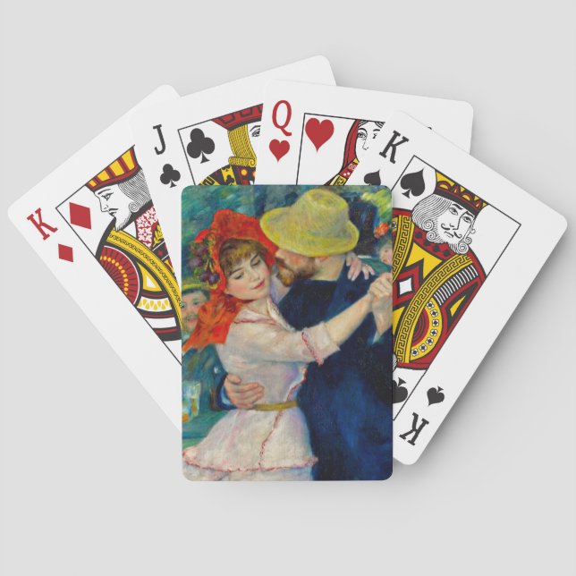 Dance at Bougival Pierre Renoir Poker Cards (Back)