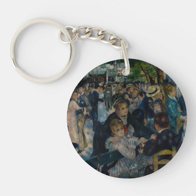 Dance at Le Moulin de la Galette - Auguste Renoir Keychain (Front)