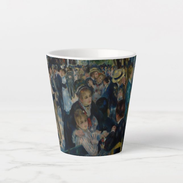 Dance at Le Moulin de la Galette - Auguste Renoir Latte Mug (Front)