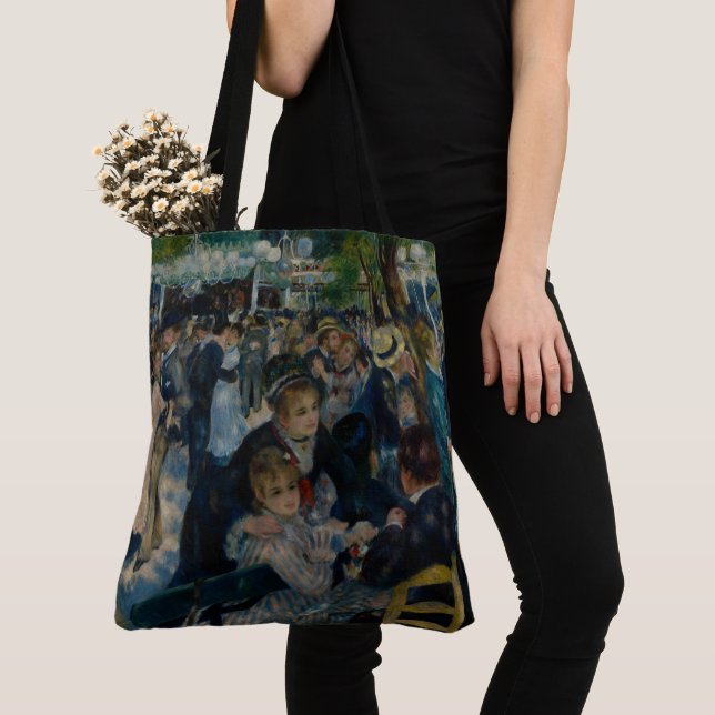 Dance at Le Moulin de la Galette - Auguste Renoir Tote Bag (Close Up)
