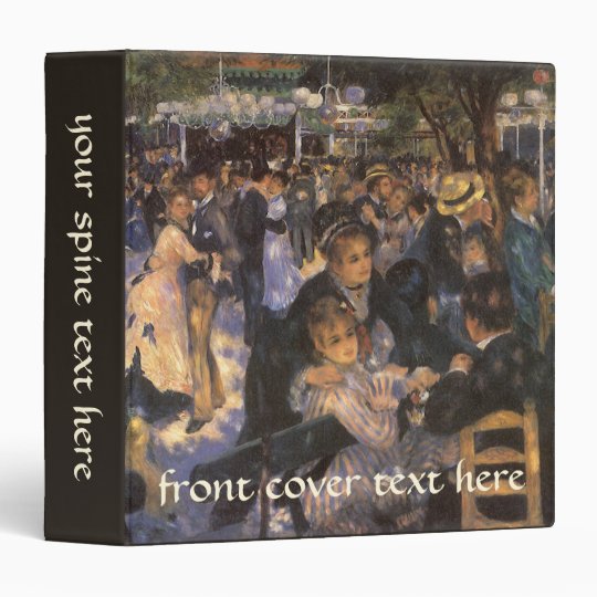 Dance at Le Moulin de la Galette by Pierre Renoir Binder