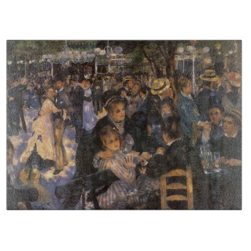 Dance at Le Moulin de la Galette by Pierre Renoir Cutting Board