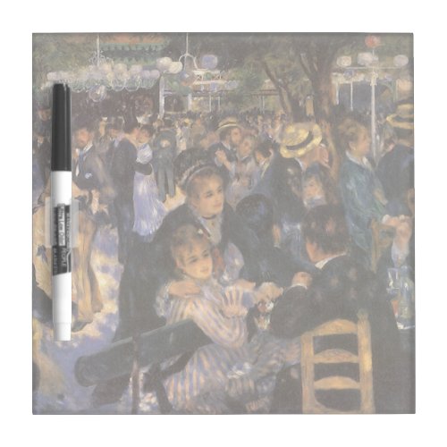 Dance at Le Moulin de la Galette by Pierre Renoir Dry Erase Board