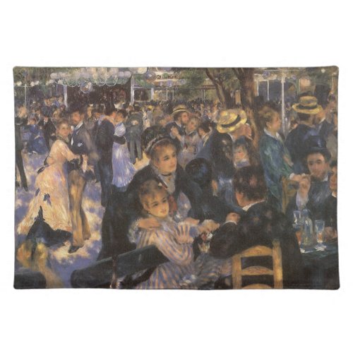 Dance at Le Moulin de la Galette by Pierre Renoir Placemat