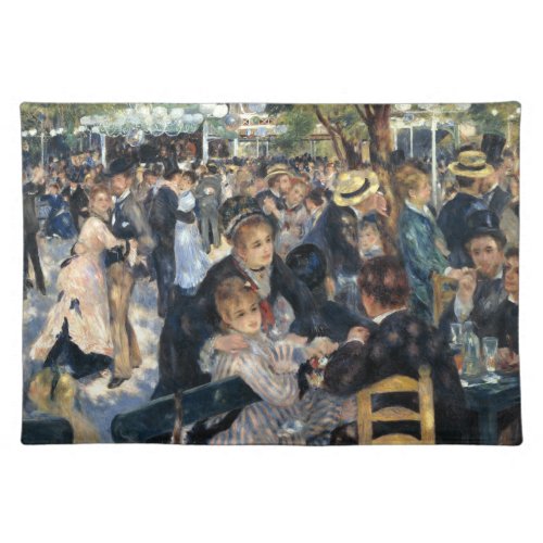 Dance at Le Moulin de la Galette by Renoir Placemat