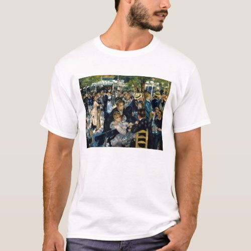 Dance at Le Moulin de la Galette by Renoir T_Shirt