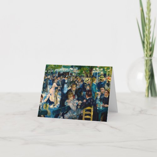 Dance at Le Moulin de la Galette by Renoir Thank You Card