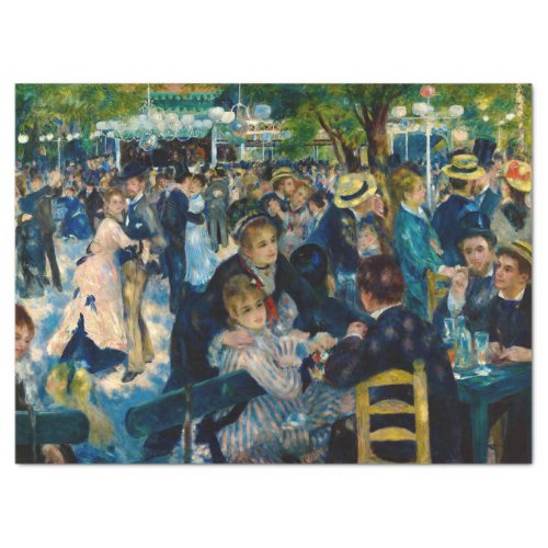 Dance at Le Moulin de la Galette by Renoir Tissue Paper