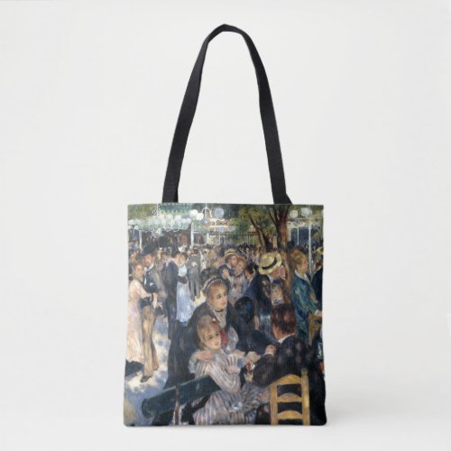 Dance at Le Moulin de la Galette by Renoir Tote Bag