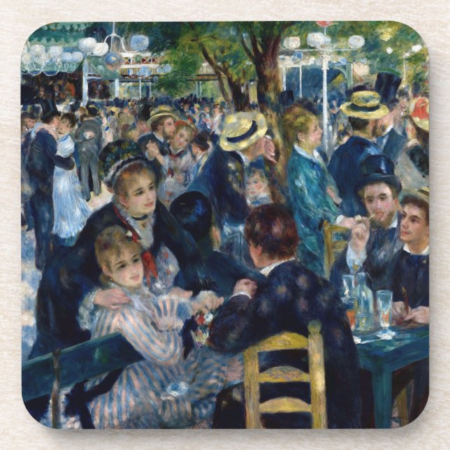 Dance at Le Moulin de la Galette Coaster (Front)