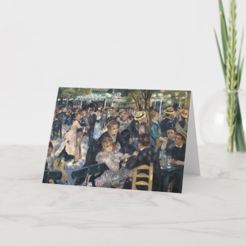 Dance at Le Moulin de la Galette _ Renoir Painting Card