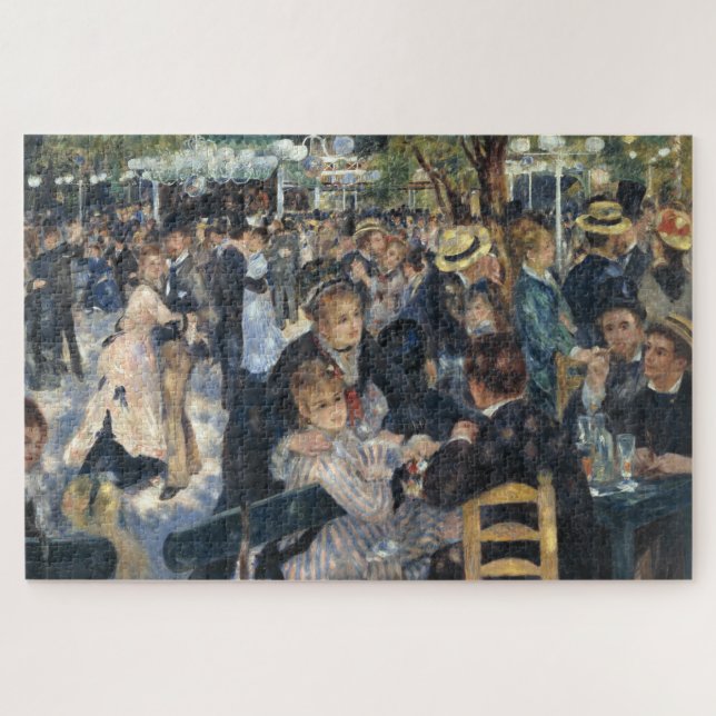 Dance at Le Moulin Galette - Renoir Painting Jigsaw Puzzle (Horizontal)
