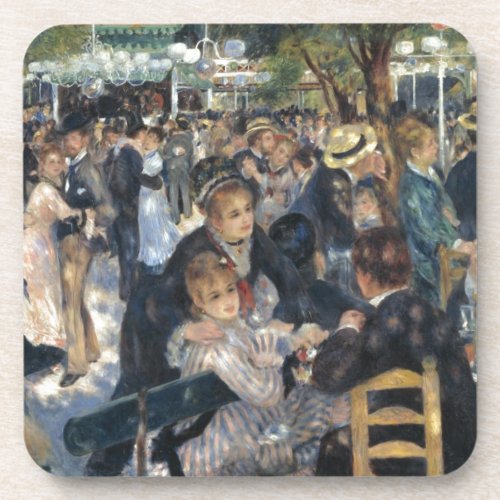 Dance at Moulin de la Galette by Renoir Drink Coaster