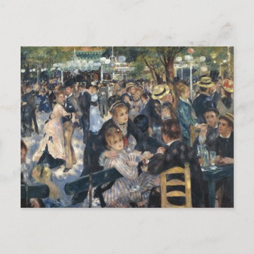 Dance at Moulin de la Galette by Renoir Postcard