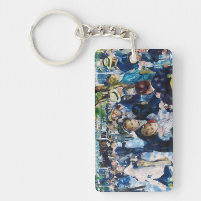Dance at the Moulin de la Galette Auguste Renoir Keychain (Front)