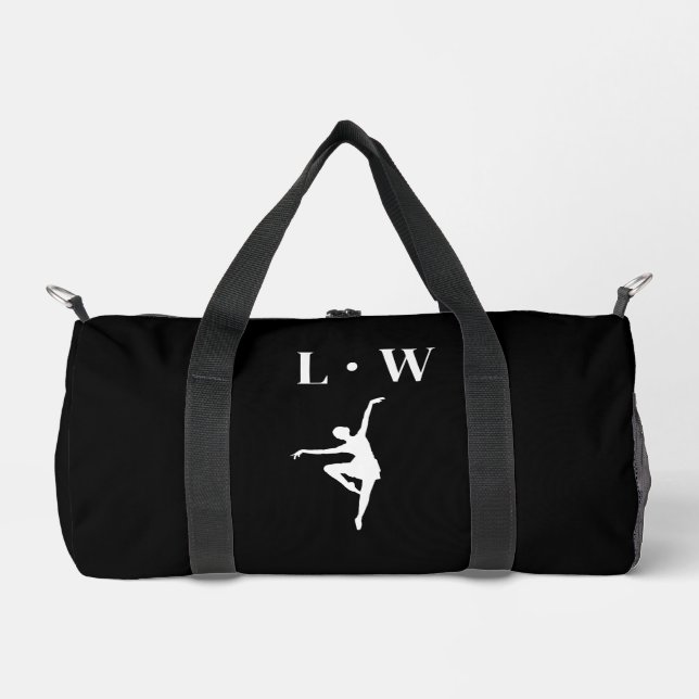 Dance Bag - Custom Monogram Dancer Duffle (Front)