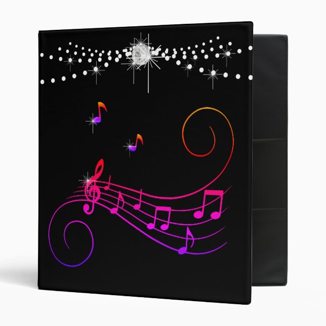 Dance Ball 3 Ring Binder (Front/Inside)