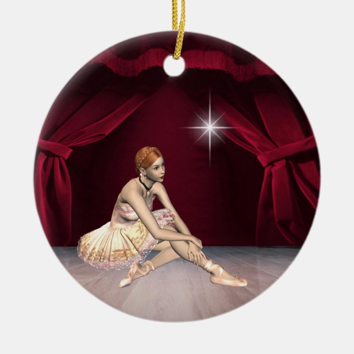 Dance Ballerina Christmas Ornaments