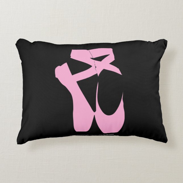 "Dance Ballerina" Decorative Pillow (Front)