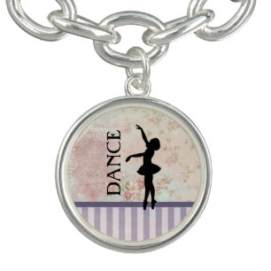 Dance - Ballerina Silhouette Charm Bracelet
