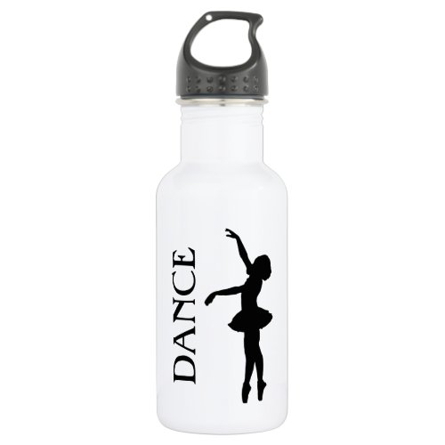 Dance _ Ballerina Silhouette Water Bottle