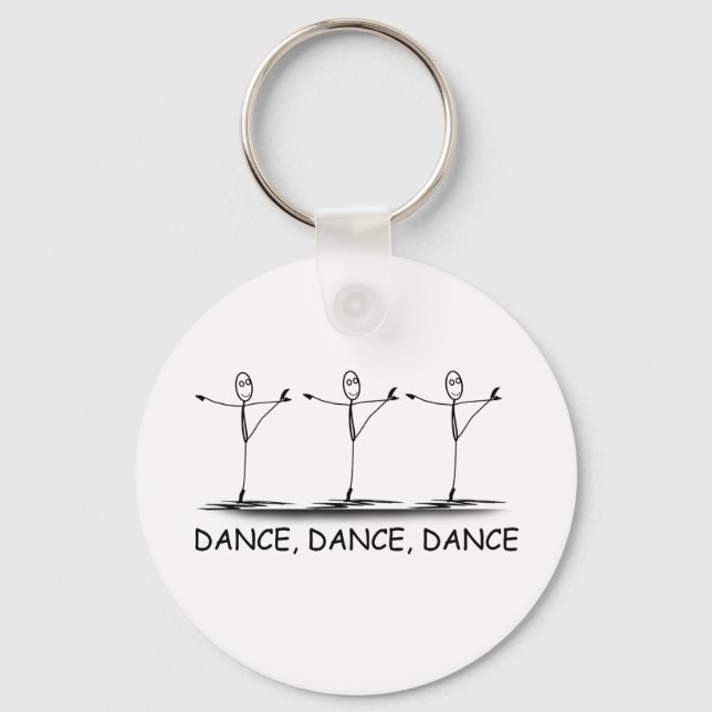 Dance Ballet Ballerina Keychain (Front)