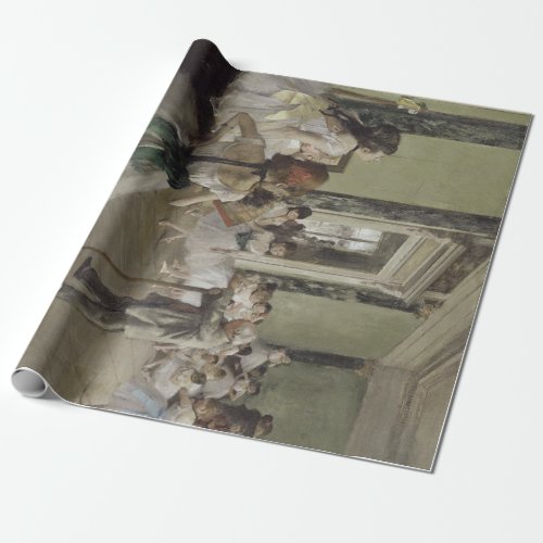 Dance  Ballet _School _ Degas Painting Wrapping Paper