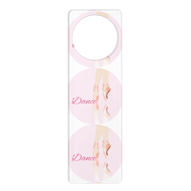 Dance Ballet Slippers Door Hanger (Front)