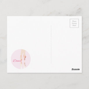 Dance Ballet Slippers Postcard