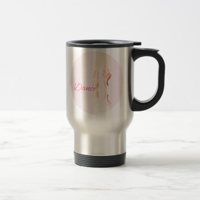Dance Ballet Slippers Travel Mug (Right)
