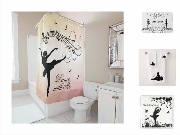 Dance Bath Decor