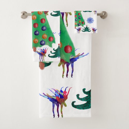 Dance Bath Towel Set