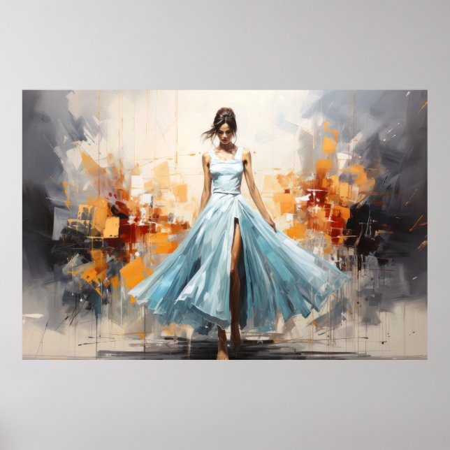 Dance Beauty Painting Abstract Art Decor (Front)