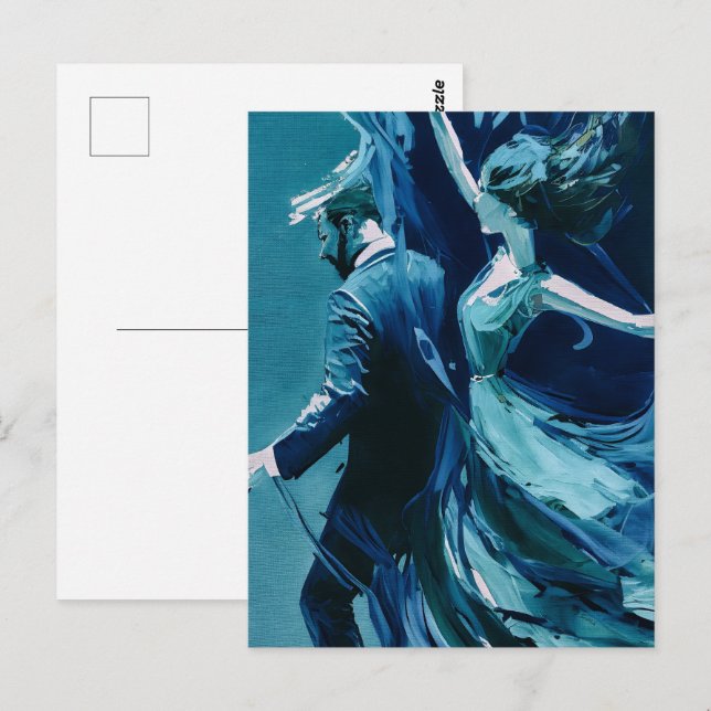 Dance Between Motion And Silence Postcard (Front/Back)