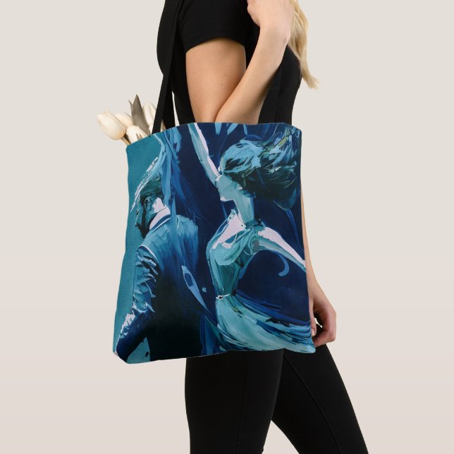 Dance Between Motion And Silence Tote Bag (Close Up)