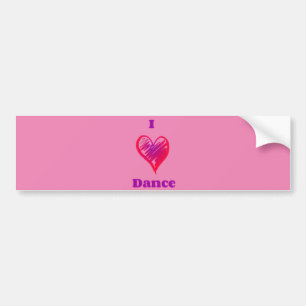 Dance bumper sticker. bumper sticker
