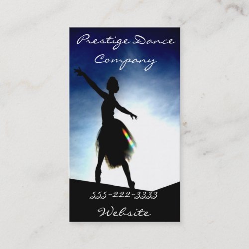 dance business card templates